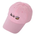 Design Your Own Pink Cap Custom Embroidery Custom Pink Baby Baseball Hat Cap