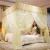 Import Diameter Dome Mosquito Net Ceiling Princess Bed Mantle European Court Wedding Red Floor-standing Mosquito Net from China