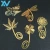 Import Different custom butterfly shaped metal bookmark metal crafts of bookmark from China