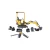 Import Digging Machine 0.7 Ton Small Mini Excavator with Attachments from China