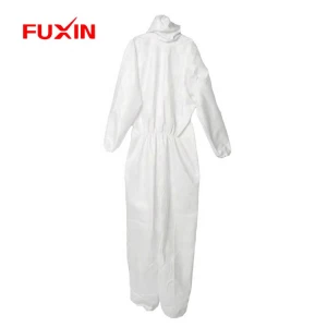 Disposable Coveralls Work with Hood Zipper And Elastic cuff/ waist/ ankle  Suit Coveralls