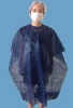 Disposable Non woven Fabric Hair Cutting Capes For Salon Hairdressing Use