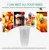 Import disposable U shape drinking bubble water cup 360ML/500ML/700ML PP plastic juice cup for sale from China
