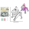 DIY High Quality Animals Shape Coloring Inflatable Balloon Party Decoration Kids Educational Animals Painting Balloon Toys