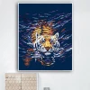 DIY Oil Painting Animal Paint by Number For Adult Kids tiger painting by numbers  Acrylic Paint For Living Room Wall