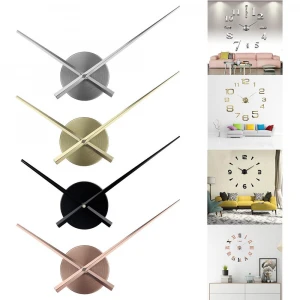 DIY Parts Wall Clock Hands Quartz Mechanism Movement Long Needles Accessories  wall clocks reloj pared horloge