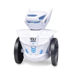DIY RC Robot Toy Remote Control by Watch Gravity Induction Robots Toy Kit Led Lights Singing Dancing Walking STEM Learning Toys