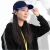 Import DJ party supply cool hat LED glowing baseball cap detachable face shield anti-saliva protective Isolation cap from China