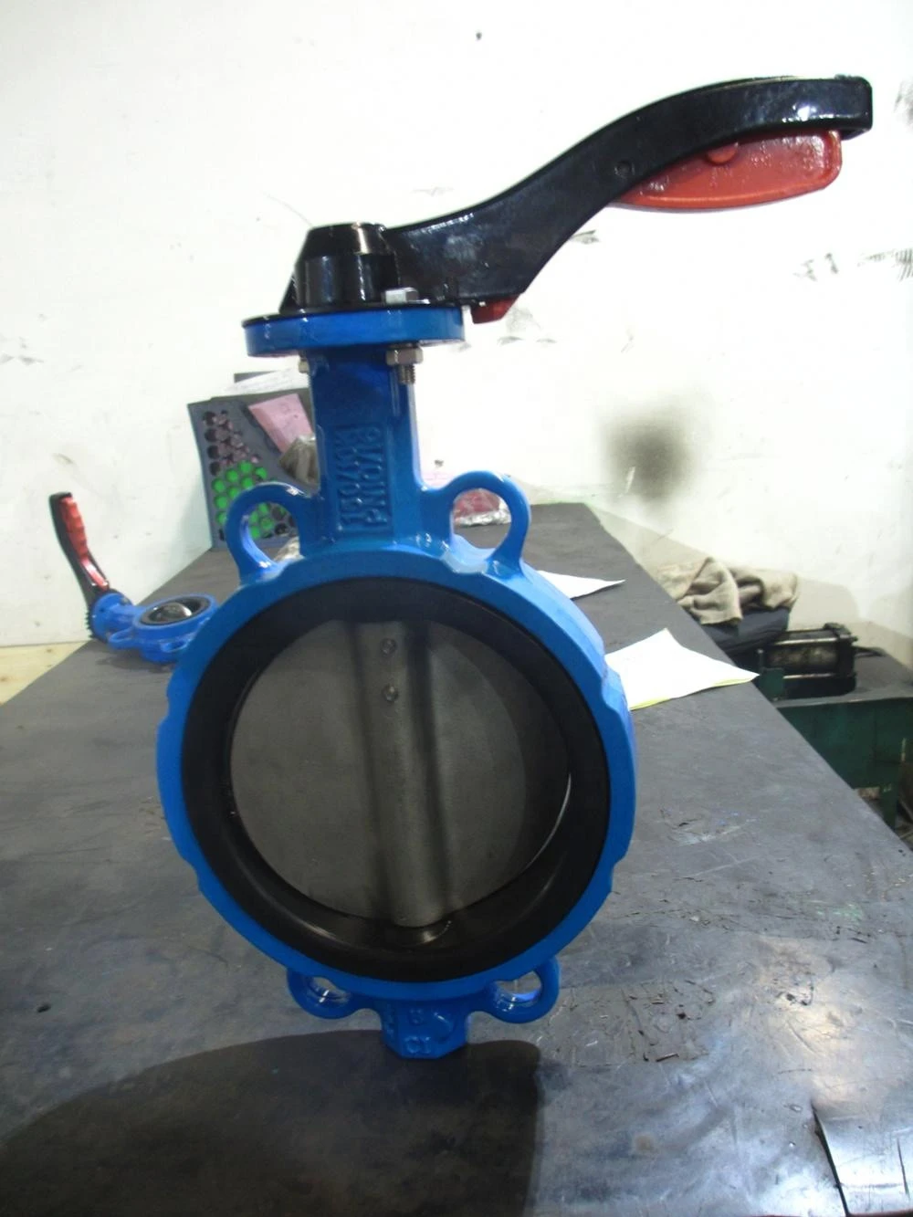 DN150 Universal Wafer Butterfly Valve with Hand lever