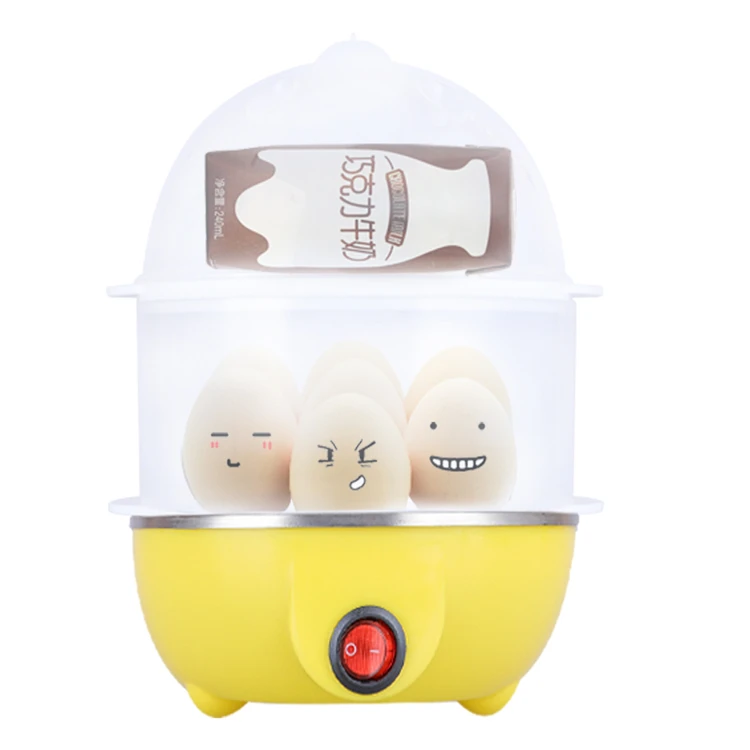 Double Layer Automatic Electric Steamer Egg Boiler Cooker with 7 Eggs Capacity