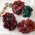 Import Double Sided Winter Snowflake Style Christmas Velvet Hair Scrunchies New Year Novelty Bow Ties for Finland from China