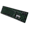 Dragon War custom logo Green LED Outemu blue mechanical switches USB wired gaming mechanical keyboard