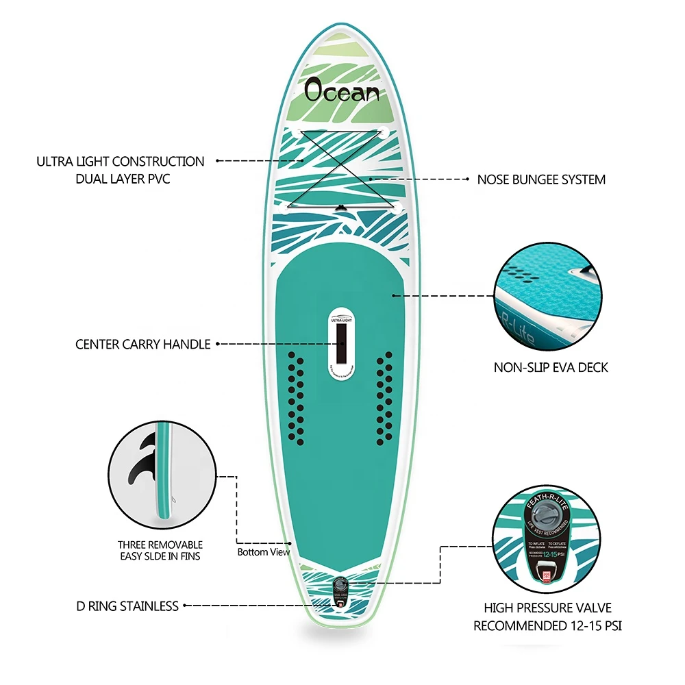 Drop shipping good manufacture inflatable paddleboard board inflatable paddle board and stand up paddle board