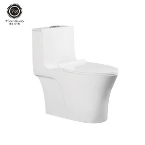 Dual-Flush s trap one piece toilet bowl ceramic floor mounted