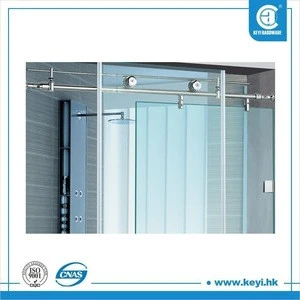 Dubai frameless tempered glass hotel bathroom shower enclosure cubicles, Shower room