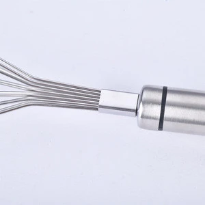 Durable Stainless steel small/large Egg Beater Kitchen Tool Egg Whisk for Cooking / baking
