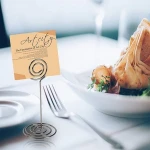 Durable Wide Application Table Card Holder For Office Home Restaurant
