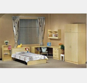 Durable wooden bedroom furniture kids bed sets