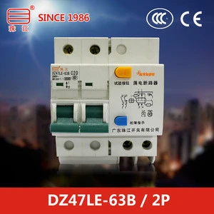 DZ47LE-63B 2p AFCI/AFDD mcb miniature circuit breaker