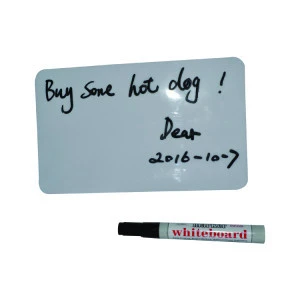 Easy dry erasable self-sticky white writing board