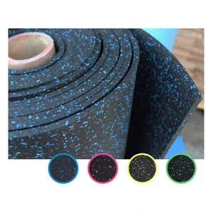 Eco-friendly Anti-slip Gym Durable fitness accessory Sports Equipments rubber floor mats