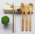 Import Eco Friendly Cutlery Flatware Set Reusable Portable for Travel bamboo utensils from China