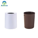 Eco- friendly double layer plastic paper plastic waste bin