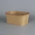 Import Eco Friendly Take Away Disposable Rectangular Square Kraft Paper Bowl With PET Lid For Salad from China