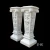 Import Egypt beige marble roman pillars from China