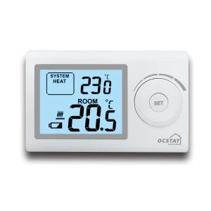 Electric Digital Non-programmable Room Temperature Control For Heating and Cooling