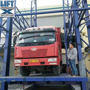 Electric guide rail vehicle lift equipment price