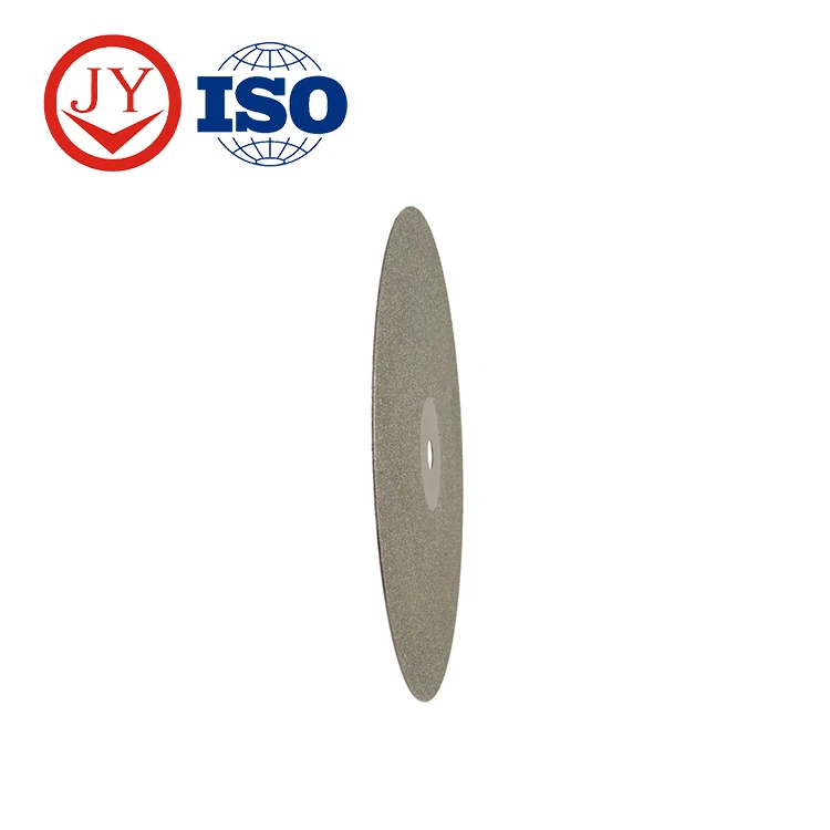 Electroplated grinding disc for  glass