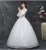 Import Embroidered Half sleeve Lace bride married slim customized dress bridal gown from China