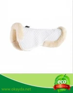 english soft equestrian racing jumping sheepskin saddle pad