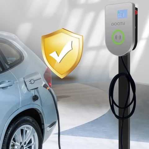 Ev Charging Accessories Wall-Mounted Charging Stations Column Ev Charger Station Holder Stand For Type 1 Type 2 And Gb/T