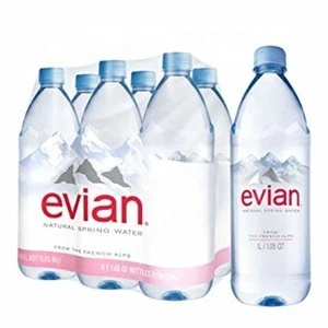 Evian mineral water 33cl, 50cl & 1.5ltr