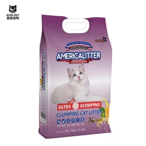 Excellent Clumping Sodium Bentonite Clay Cat Litter with scented