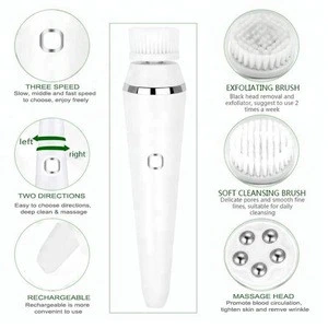 Face Brush Cleansing Facial Equipment Tools Facial Massager Body Face Skin Care Deep Cleansing Waterproof Electric Face Brush
