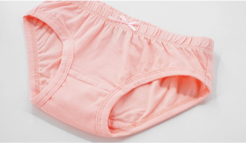 Factory custom 100% organic cotton soft underwear for kids