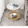 Factory direct guaranteed quality unique small metal iron side table coffee tea table
