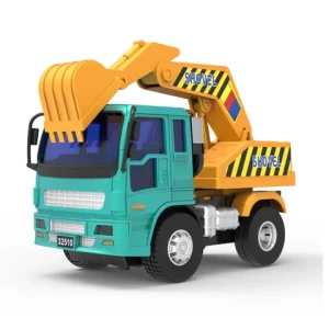 factory direct sale cheap 1:64 plastic loading Bulldozers Shovel Truck Model Car Toys  car inertial toy car For Children