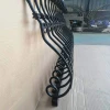 Factory direct sales wholesale hot sale security galvanized steel fencing Wrought Iron Railing