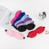 Factory Direct Silk Blindfold Eye Mask Comfortable Travel Silk Sleeping Eye Mask With Pouch Pink Eye Mask