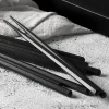 Factory direct wholesale 10 pairs sushi chopsticks,black plastic chopsticks