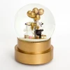 Factory Directly Supply Romantic Snow Globe With Music Blowing
