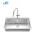 Import factory directly supply wash basin sink single bowl kitchen sink handmade light grey farmhouse sink kitchen from China