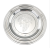 Import Factory multi-size round stainless steel food serving trays metal food plate serving bulk from China