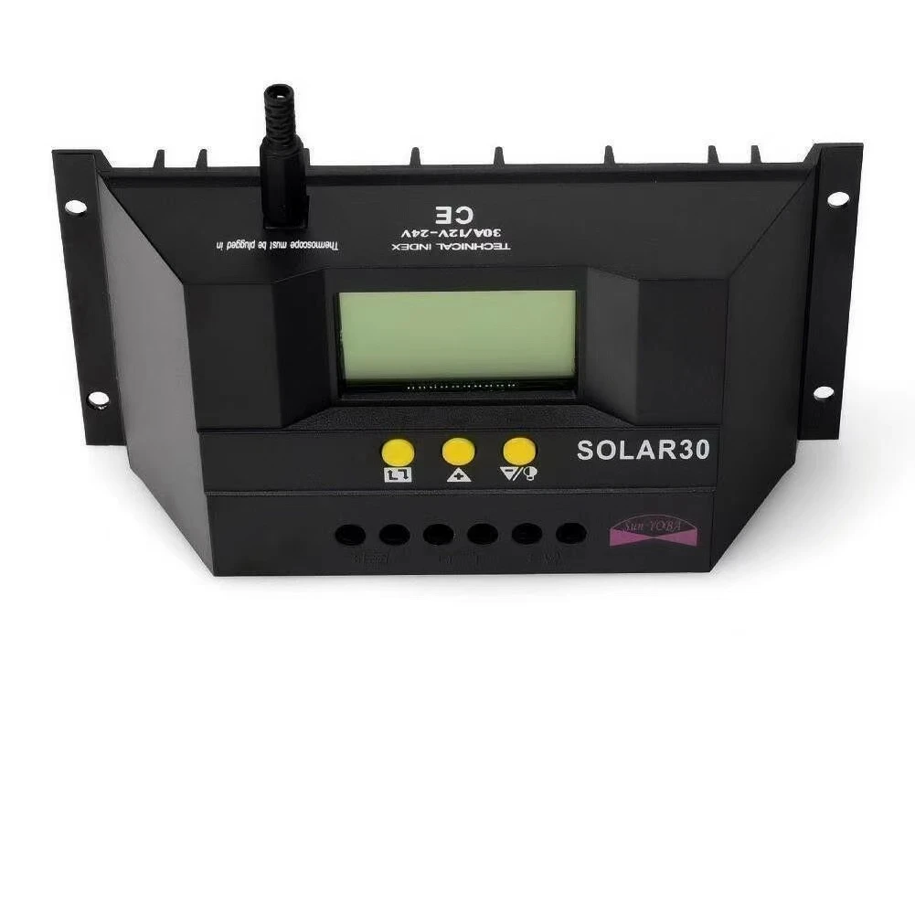Factory Price 30A PWM Solar Power Regulator 30Amp SOLAR30 12/24V Auto S30 Solar Charge Controller with LCD Display