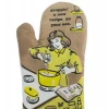 Factory Price Cotton Lady Double Printing Kitchen Microwave Oven  Mitts High Heat Resistant