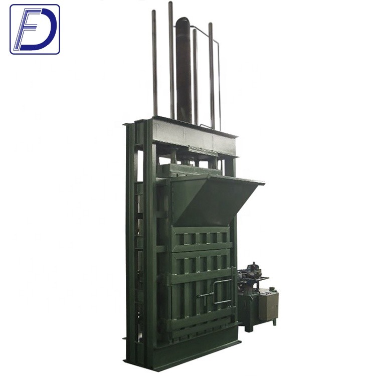 Factory Price Hydraulic Waste Paper Clothing Recycling  Bale Machine Compactor
